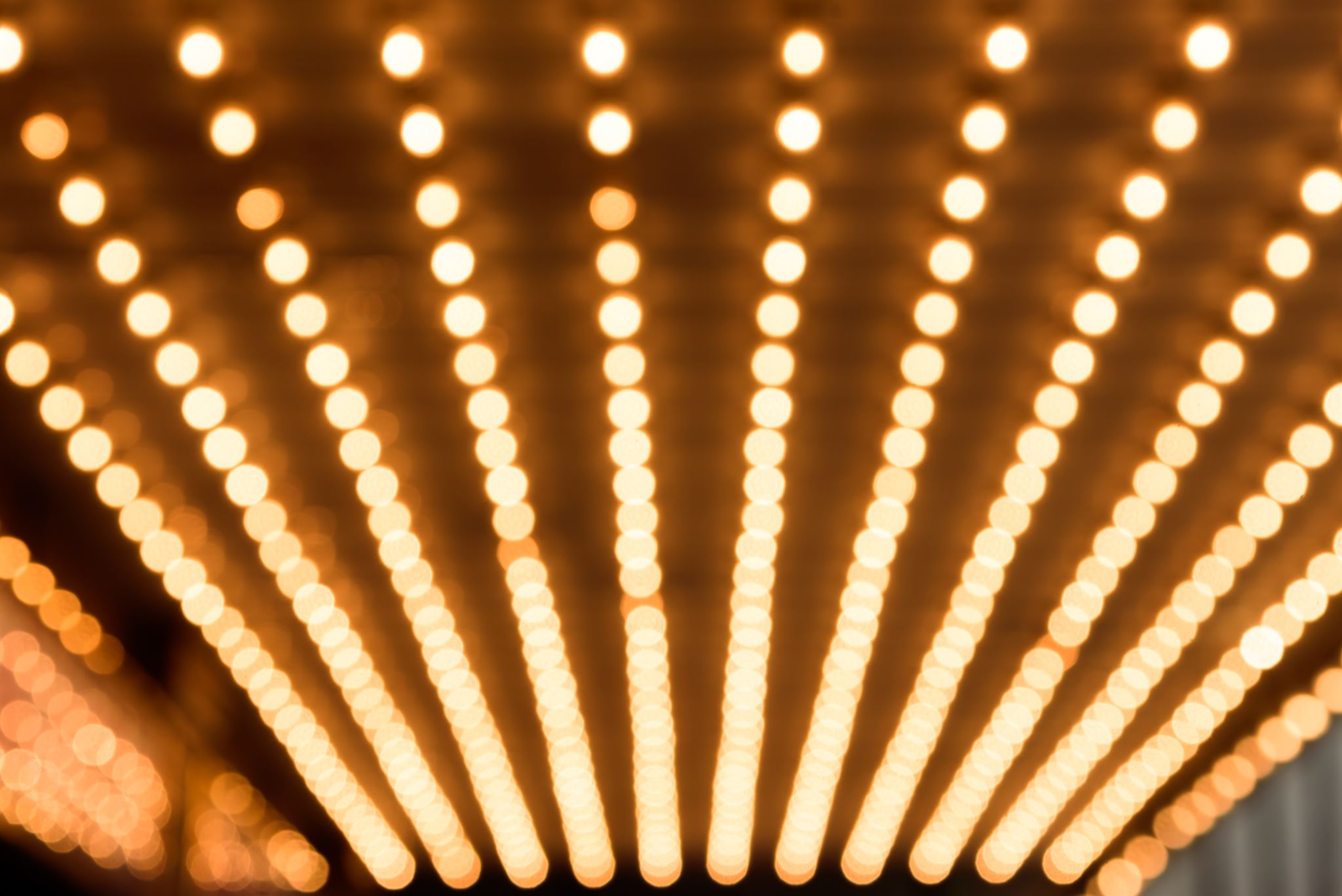Multiple-rows-of-warm-marquee-lights